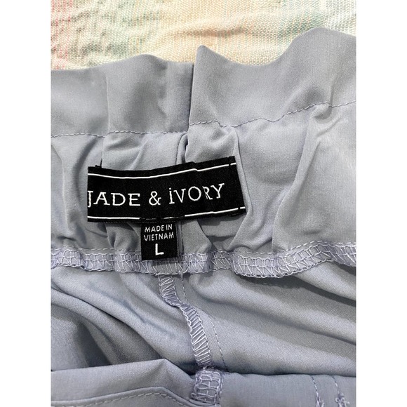 Jade & Ivory Gray Casual Tie Waist Pants - Picture 4 of 5